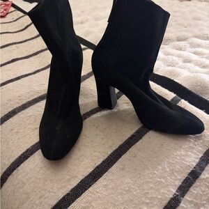 Steve Madden Black Heeled Boots